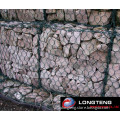 2X1X1 Stone Cage Galvanized / PVC Coated Gabion Boxs